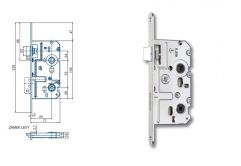 V�ce informac� o v�robku Zadl.z�mek K222C L Zn b�l� �elo 18mm