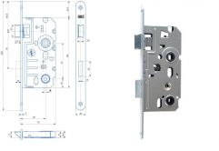 V�ce informac� o v�robku Zadl.z�mek K242 8x8 L PBZn b�l� � 1ks