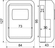 BOX NA KL��E 4-k�d.87x127x44