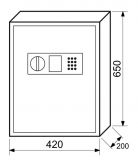 Sejf na kl��e KS.133 - 133 h�k�