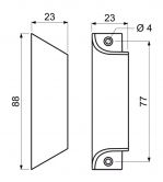 Madlo balk�nov� 6010 F1 st��brn� elox