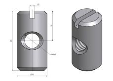 Matice M6 v�le�kov� 10x20/10 8681000A