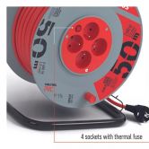 E- prodlu�. buben 50m-4.z�s. 1,5mm PVC