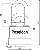 Visac� z�mek POSEIDON 40