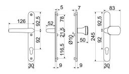 Kov�n� RHD005 F4 bronz kl+ma 92/30mm bp