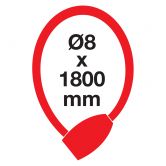 Z�mek lankov� ocel.RL 567 8x1800 mix barev