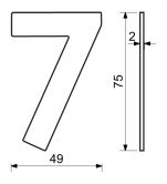 ��slo domovn� RN.75L.7.CE �ern� lep�c�