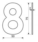 ��slo domovn� RN.75L.8.CE �ern� lep�c�