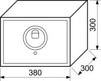 Sejf RS30R.FIN elek.z�mek+otisk prstu