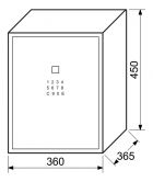 Sejf RS.45.LUX.FIN elek.z�mek,��sel.k�d,otisk