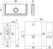 Z�mek n�bytkov� RSM.CAB.51.CRN otisk