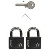 V�ce informac� o v�robku Visac� z�mek SET-APOLLO 54mm �ERN� SET2