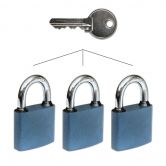 V�ce informac� o v�robku Visac� z�mek OVAL 52MM 3XSU