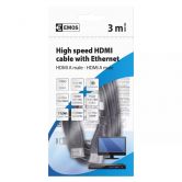 E- kabel HDMI+ETHERNET A/M-A/M 3m