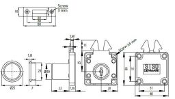 SISO roletov� z�mek 855 CR SU