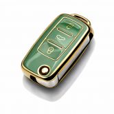 V�ce informac� o v�robku TPU Pouzdro �koda/VW Old Style flip 3tl. zelen�