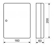 Schr�nka na  15 kl��� 160x200x60