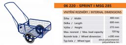 V�ce informac� o v�robku Voz�k SPRINT I. MSG285 RAL5005