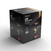 SO- lucerna kovov�  LED, �erno-m�d�n�