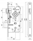 Zadl.z�mek Z.301-BB.90/50/22 P-L