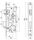 Zadl.z�mek Z.301-PZ.72/40/20 P-L