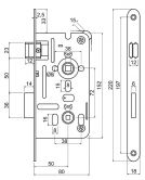 Zadl.z�mek Z.301-WC.72/50/18 P-L
