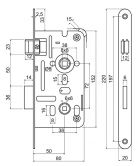 Zadl.z�mek Z.301-WC.72/50/20 P-L